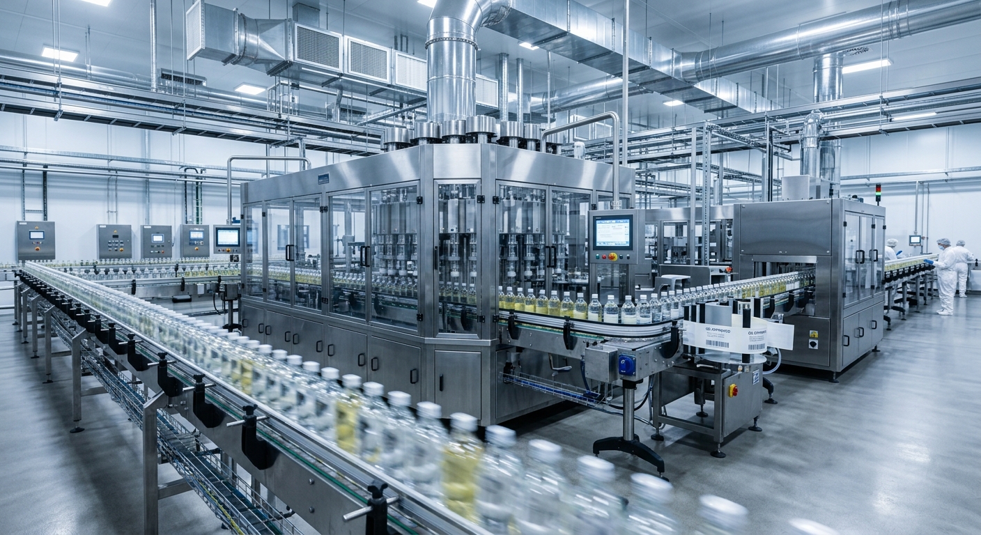 Batch manufacturing line