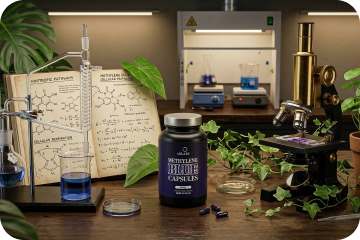 Capsules in a research lab